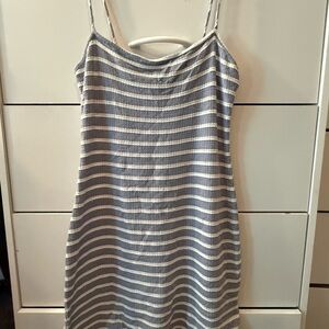 Forever 21 Blue and White Striped Dress